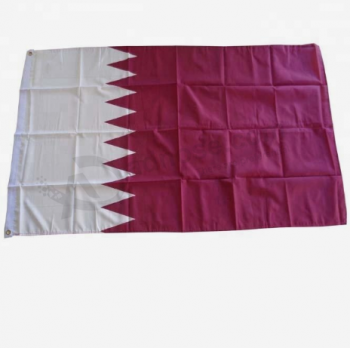 Großhandel Katar Nationalflagge 3x5ft langlebige Katar Flagge