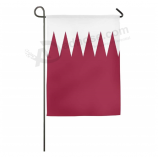 bandera decorativa del jardín de qatar patio de poliéster banderas de qatar