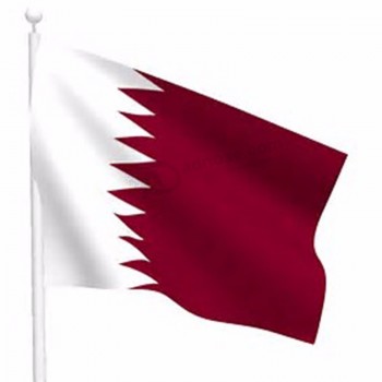 alta qualidade poliéster qatar bandeiras nacionais atacado