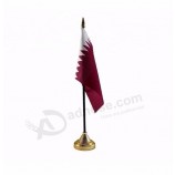 qatar mesa bandera nacional escritorio bandera