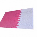 Impresión de sublimación de tinta qatar bandera nacional 3x5 con ojales