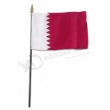 venta al por mayor promocional ondeando la bandera de qatar