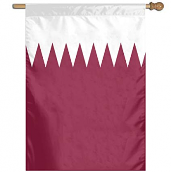 Tenture murale polyester fanion du Qatar drapeau mini drapeau du qatar