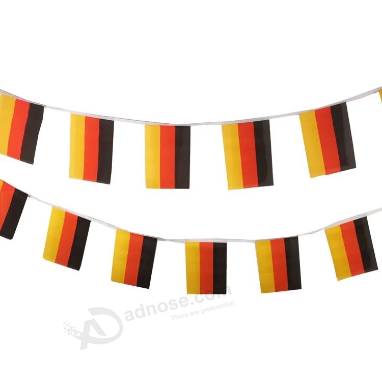 75D polyester stoffen string Duitsland vlaggen, Duitsland Bunting (J-NF11F06020)