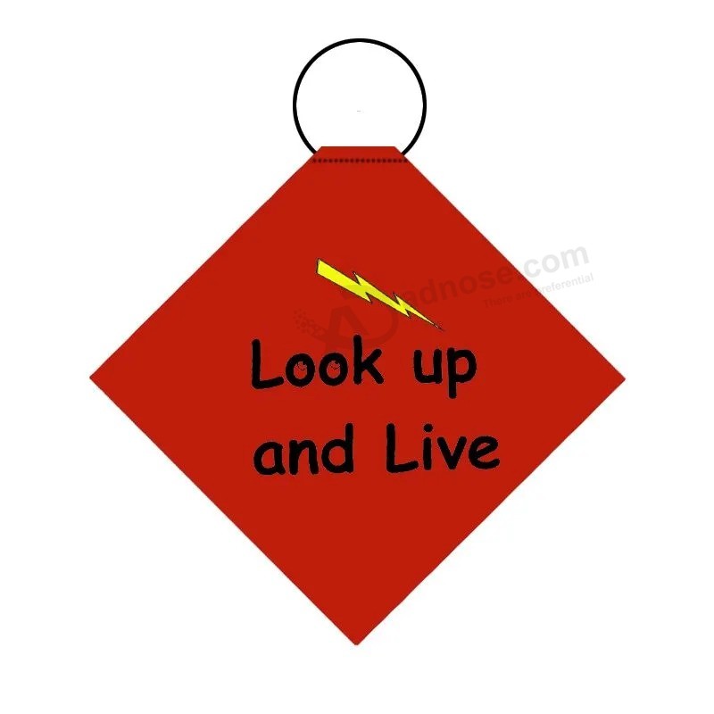 Very Cheap Orange Safety Flag Bunting for Warning