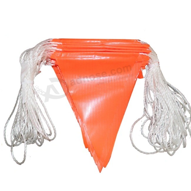 Very Cheap Orange Safety Flag Bunting for Warning