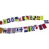 nautische Segelboot Bootfahren Code Flag Bunting nautisch / Boot / Beach Party