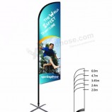 Sydney marathon veer vlag reclame polyester vliegende strand banner vlaggen