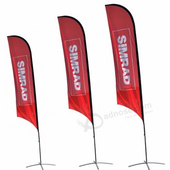 Impression personnalisée drapeau de plage extérieur