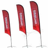 aangepaste afdrukken outdoor strand vlag