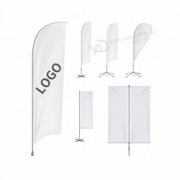 beach flag personalizzato, promozione bandiera volante, banner teardrop spiaggia