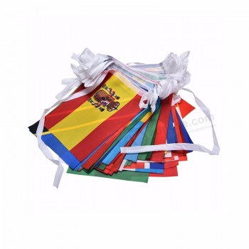 internationale string opknoping bunting wimpel banner wereld vlaggen