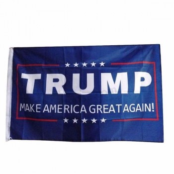 Polyester national promotional trump flag
