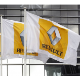 напольный летать изготовление флага рекламы renault полиэфира