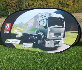 Portable Renault Advertising pop up A frame banner for outdoor
