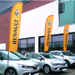 Bandiera swooper di vendita calda di mostra di Renault all'aperto