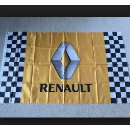 Car Shop Polyester Flag Renault Advertising Banner