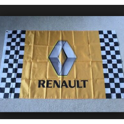 Fabrik benutzerdefinierte 3x5ft Polyester Renault Banner Flagge