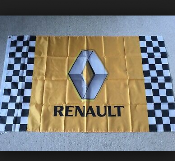 Factory custom 3x5ft polyester Renault banner flag