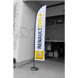logo personalizzato battente bandiera renault swooper con palo in alluminio