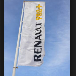 Advertising Renault Rectangle Pole Flag Printing