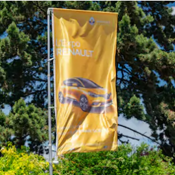 Outdoor Custom Design Renault Rectangle Sign Banner