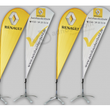 polyester teardrop renault werbung flagge fabrik