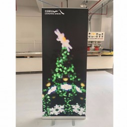 Custom 85*200  Portable Retractable Banner Stand Roll Up Banner Stand Pull up Banner Stand