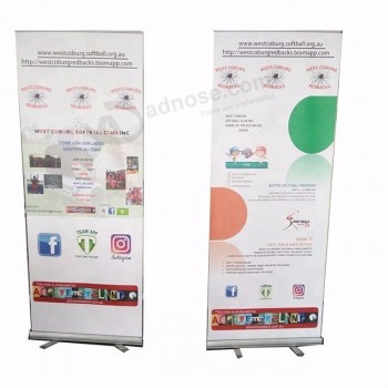 benutzerdefinierte Außenwerbung Rollup Banner / Rollup Display für Veranstaltungen Werbung