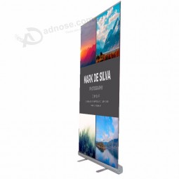 fiera commerciale 85 * 200cm alluminio rollup cornice espositore roll up pull up banner