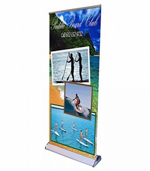roll up in alluminio banner pubblicitario roll up banner stand all'ingrosso impermeabile roll up banner stand