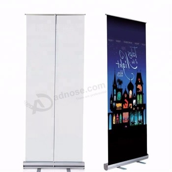 Affichage de luxe en aluminium complet 2,2 kg bannière enroulable de haute qualité