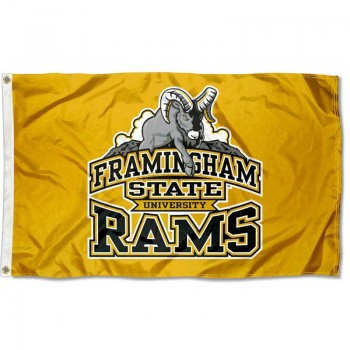 Drapeaux et bannières du collège Co. Drapeau des Béliers de l’État de Framingham