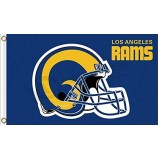 reddingtonflags Los angeles rams double face 3x5ft bandiera classica logo retrò
