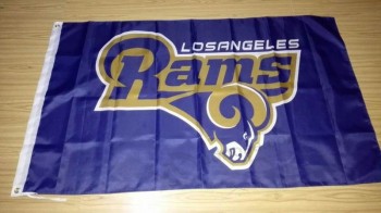 LA Los Angeles Rams 3 pieds x 5 pieds Football drapeau bannière bar décor homme grotte