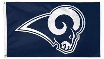 Rico Industries, Inc. Los Angeles Rams NEW COLORS FGB3004 Deluxe 3x5 Flag w/Grommets Outdoor House Banner Football