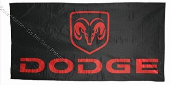 красивый флаг Dodge RAM черный флаг баннер 2.5 X 5 футов