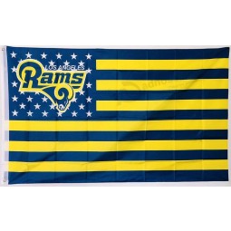 LA Rams Nation Los Angeles Rams Flag, 3 x 5 Feet for Indoor or Outdoor Use