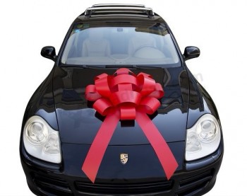 Prix de gros Emballage cadeau et mariage Utilisation Arc de voiture rouge