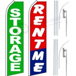 Rangement Swooper Flutter Feather Flags & Poles 2 Pack-Storage-Rent ME-poles