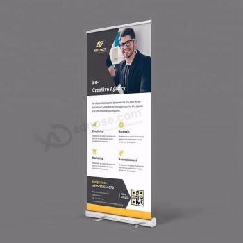 Support de casque Support rétractable Banner Roll Up Stand