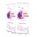 verstelbare easy fix roll-up banner voor winkelcentrum