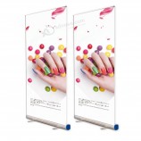 einseitig versenkbare Displayständer rollen Banner auf