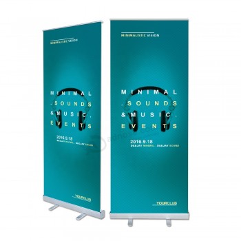 Bannière enroulable pour l’affichage de promotion d’exposition commerciale