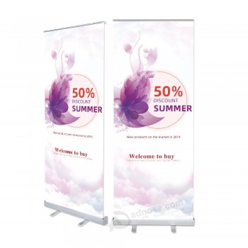 fabriekslevering zuinige brede roll up banner stand china pull up banner
