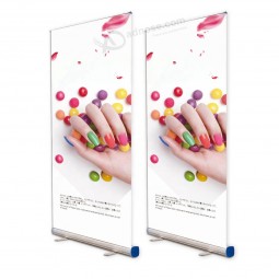 Aluminiumlegierung einziehbare kundenspezifische Roll Up Banner für Indoor-Werbedisplay