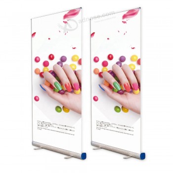 Aluminiumlegierung einziehbare kundenspezifische Roll Up Banner für Indoor-Werbedisplay