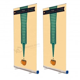 Luxury  Aluminum Alloy Roll Up Banner Stand for Outdoor Promotion
