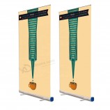 aleación de aluminio de lujo roll Up banner stand para promoción al aire libre