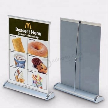 support de bannière pliable supports de marketing pop up A4 bannière enroulable